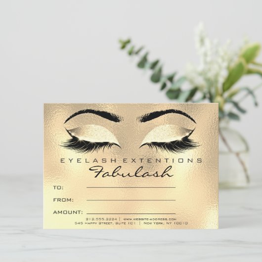 Lashes Browns Waxing Makeup Certificate - WELLNESS (Stehend Vorderseite)