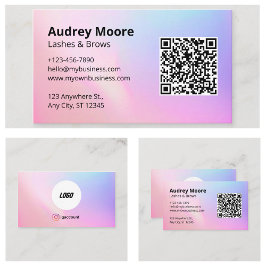 Lashes Brows Beruflich Lash Tech Visitenkarte