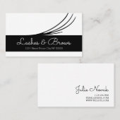 Lashes & Brows Business Card Visitenkarte (Vorne/Hinten)