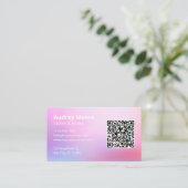 Lashes Brows Lash Tech Visitenkarte (Stehend Vorderseite)