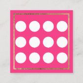 Lashes & Brows Makeup Artist 12 Punches Loyalität Treuekarte (Rückseite)