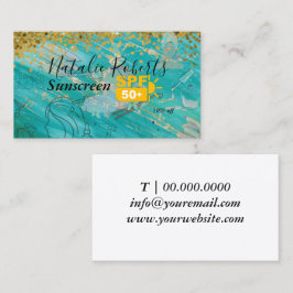 Lashes Brows Makeup Artist Blush Pink Watercolor Visitenkarte