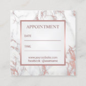 Lashes & brows Makeup Artist Marble Termin (Rückseite)