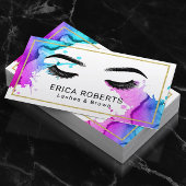 Lashes Brows Makeup Artist Visitenkarte