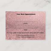 Lashes Business Card Visitenkarte (Rückseite)