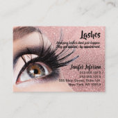Lashes Business Card Visitenkarte (Vorderseite)