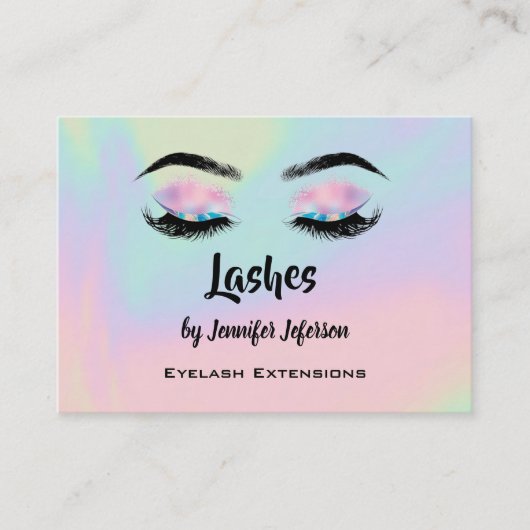 Lashes Business Card Visitenkarte (Vorderseite)