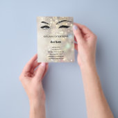 Lashes Business personalisiert Flyer (Gruppe)