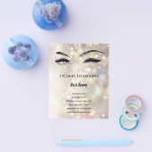 Lashes Business personalisiert Flyer (Einzeln)