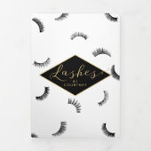 Lashes Dreifach Gefaltete Karte (Cover)