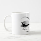 Lashes Erweiterung Confetti Studio White Silver Gr Kaffeetasse (Links)