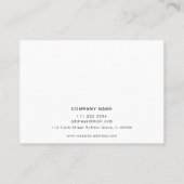 Lashes Erweiterungen nach Pflegeanweisungen Modern Visitenkarte (Rückseite)