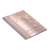 Lashes Extension Event Makeup Artist Bridal Spark Notizblock (Rechte Seite)