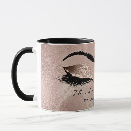 Lashes Extension Eye Makeup Artist Studio Tasse (Links)