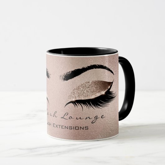 Lashes Extension Eye Makeup Artist Studio Tasse (VorderseiteRechts)