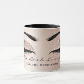 Lashes Extension Eye Makeup Studio Glitzer Black Tasse (Zentrum)