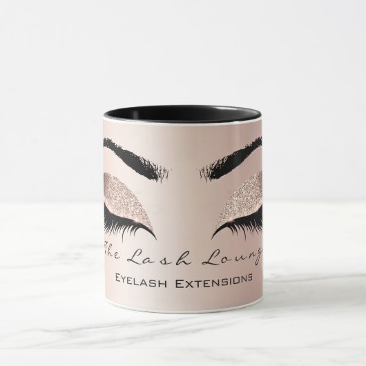 Lashes Extension Eye Makeup Studio Glitzer Black Tasse (Zentrum)