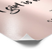 Lashes Extension Makeup Artist Brows Rose Tropfen Fotodruck (Ecke)