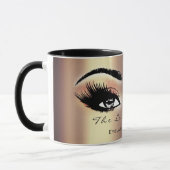 Lashes Extension Makeup Studio Peach Sepia Gold Tasse (Links)