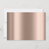 Lashes Extension Rose Lux Makeup Certificate Gesch Einladung (Rückseite)