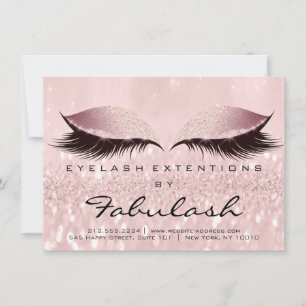 Lashes Extension Studio Aftercare Instruction Pink