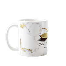 Lashes Extension Studio Name Makeup Marble Gold