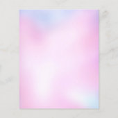 Lashes Eyelash Extension Aftercare Aquarell Pink Flyer (Hinten)