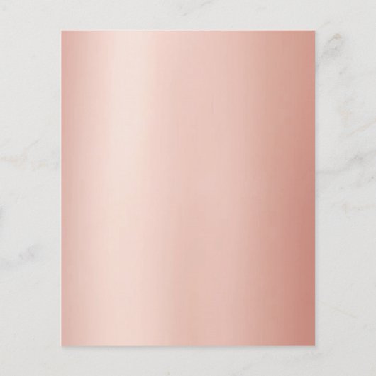 Lashes Eyelash Extension Salon Rose Flyer (Hinten)