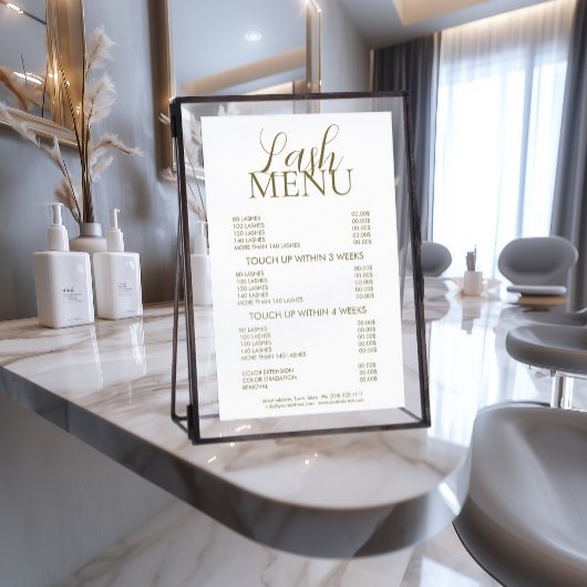 Lashes Eyelash Extensions Minimal Basic Simple Flyer