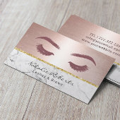 Lashes Eyelash Makeup Artist Chic Rose Visitenkarte
