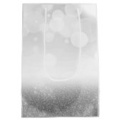 Lashes Eyelashes Erweiterungen Silber Schönheit Mittlere Geschenktüte (Rückseite)