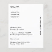 Lashes Flyer (Hinten)