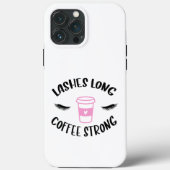 Lashes lange Kaffeepause Case-Mate iPhone Hülle (Rückseite)