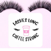 Lashes lange Kaffeepause
