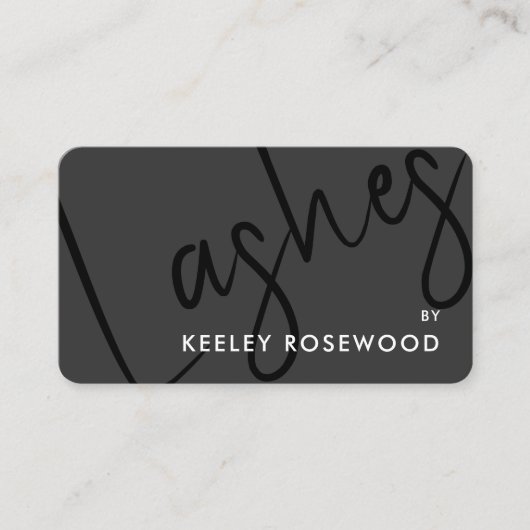 Lashes Makeup Artist Beauty Salon Visitenkarte (Vorderseite)