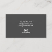 Lashes Makeup Artist Blue Eyes Silver Sequin Salon Visitenkarte (Rückseite)