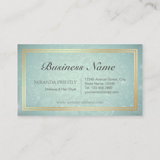 Lashes Makeup Artist Gold Script Loyalty Punch Treuekarte (Rückseite)