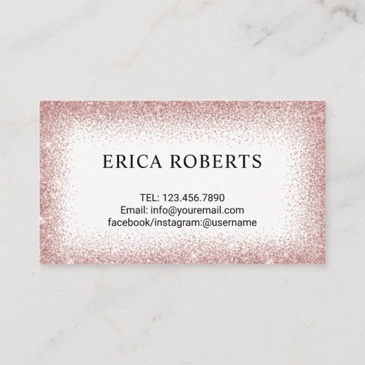 Lashes Makeup Artist Long Eyelash Extensions Visitenkarte (Rückseite)