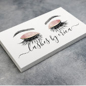 Lashes Makeup Artist Long Eyelash Extensions Visitenkarte