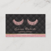 Lashes Makeup Artist Luxury Eyelash Extensions Visitenkarte (Vorderseite)