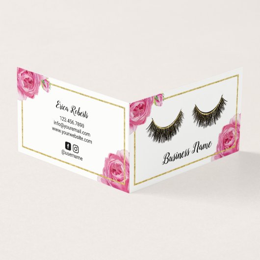 Lashes Makeup Artist Manicurist Floral Loyalty (Vorderseite)
