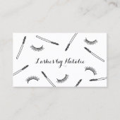 Lashes Makeup Artist Niedlich Eyelash Salon Visitenkarte (Vorderseite)