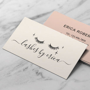 Lashes Makeup Artist Niedlich Zeichnend Eyelash Be Visitenkarte