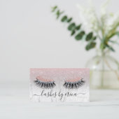 Lashes Makeup Artist Pink Marbella Loyalität Treuekarte (Stehend Vorderseite)