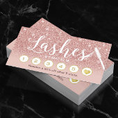 Lashes Makeup Artist Rose Gold Ombre Loyalty Punch Treuekarte