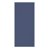 Lashes Makeup Artist Vintag Navy Blumenpreis Werbekarte (Hinten)