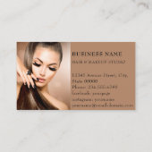 Lashes Makeup Nail Tech Aesthetic Modern Visitenkarte (Rückseite)