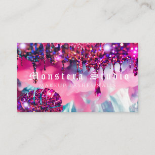 Lashes Makeup Nails Business Card Visitenkarte