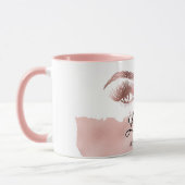 Lashes Makeup Rose Tasse (Links)
