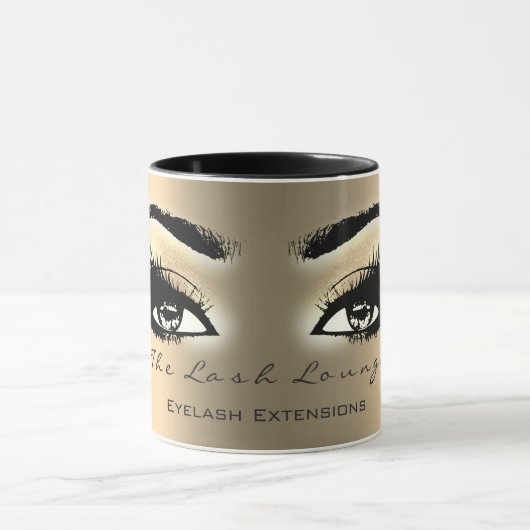 Lashes Makeup Studio EyesSepia Gold Tasse (Zentrum)